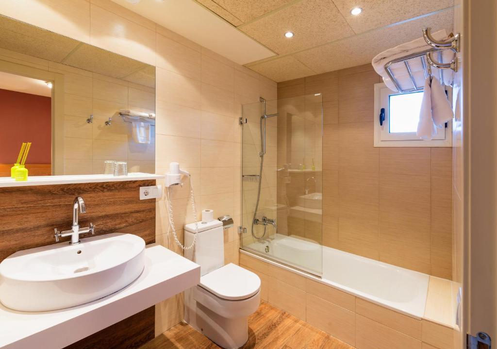 Koupelna v ubytování Aparthotel Trainera