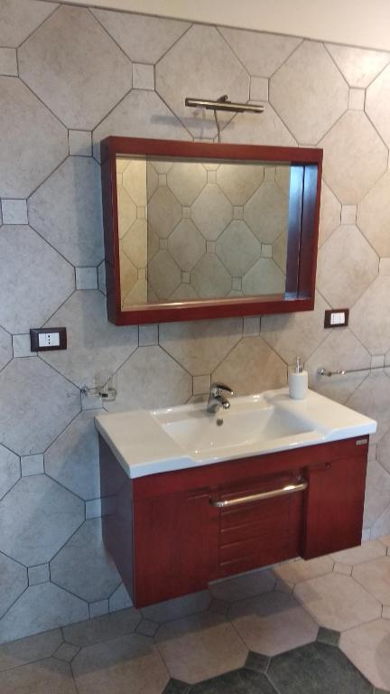 Koupelna v ubytování B&B Vecchia Darsena