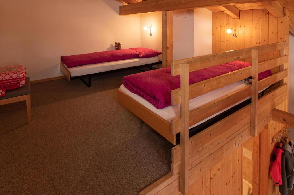 Postel nebo postele na pokoji v ubytování Hotel Alpenblick