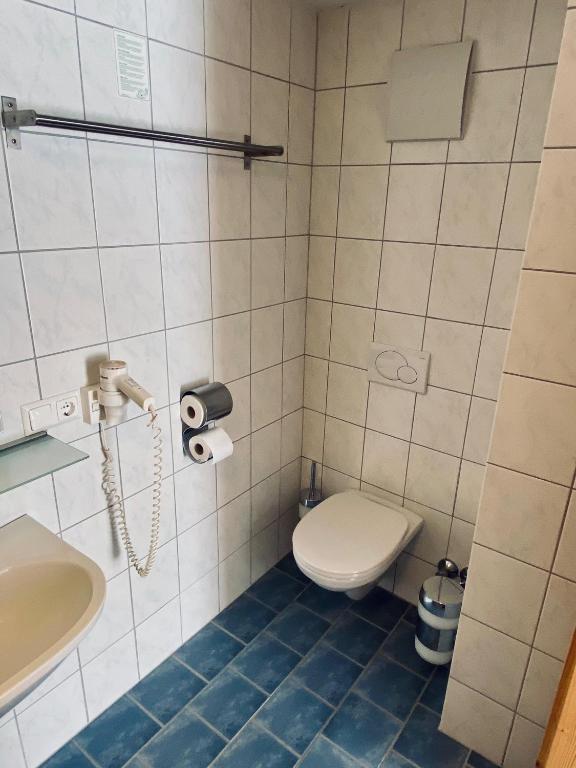 Koupelna v ubytování Hotel Kirchdach