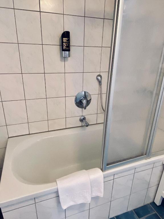 Koupelna v ubytování Hotel Kirchdach