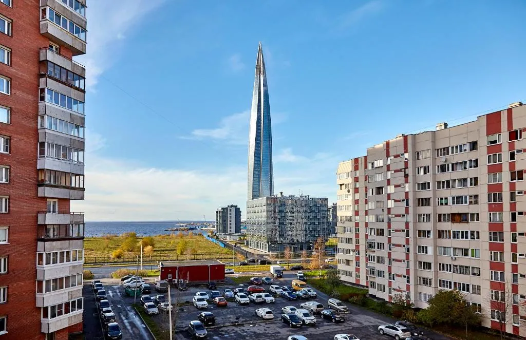 Family apartments on Begovaya overlooking Lakhta Center, Kudrovo, Russia