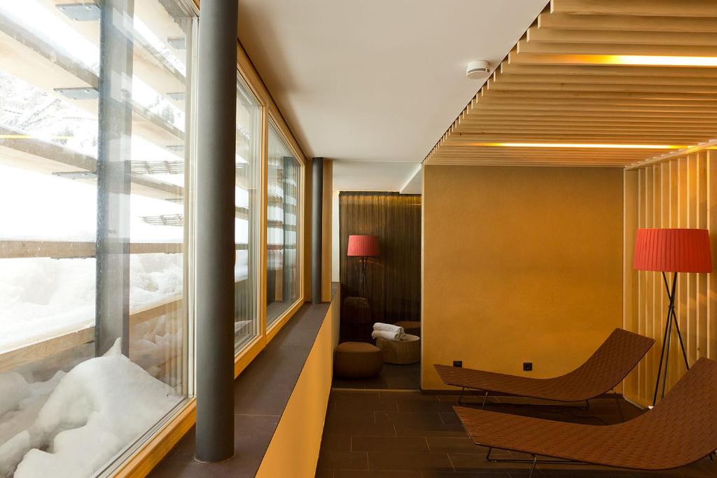 Area soggiorno di Arlberg Lodges