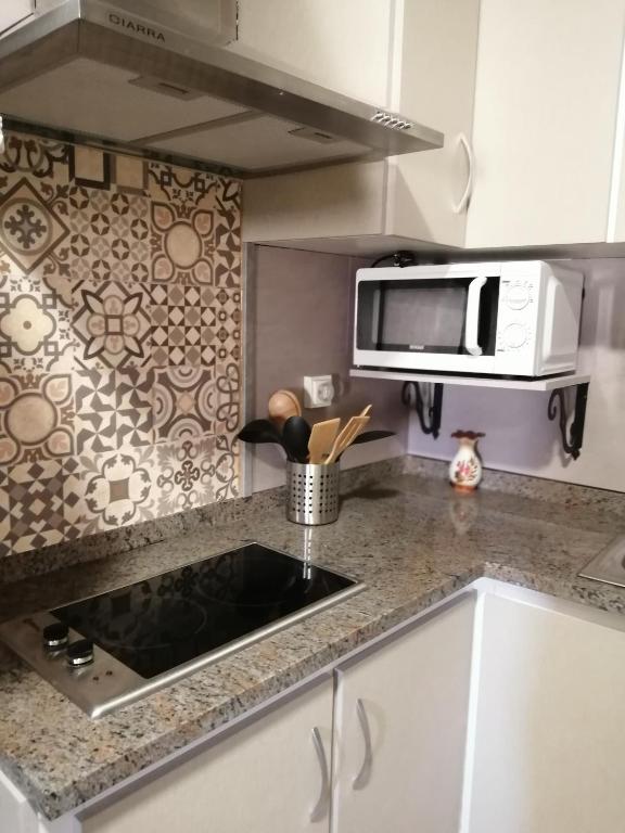 Kuchyň nebo kuchyňský kout v ubytování Casa tia Juanita