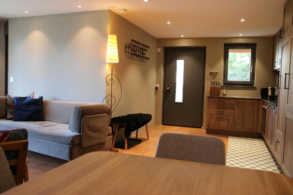 Kuchyň nebo kuchyňský kout v ubytování Mountain Suite