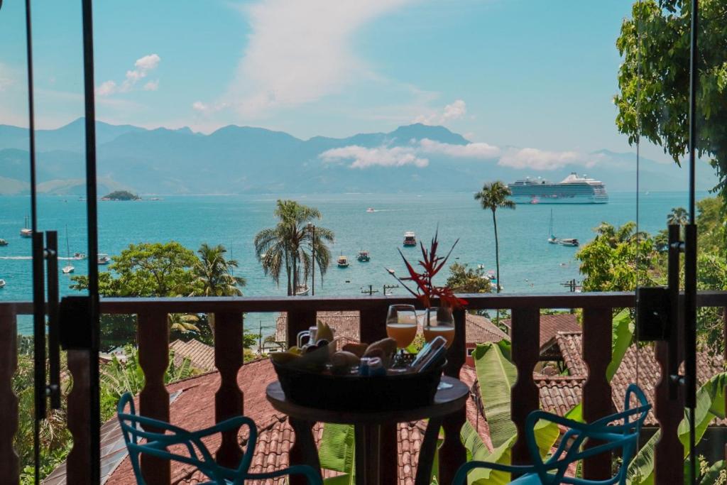 Pousada Bela Vista - Chambre Double De Luxe Avec Balcon Et Vue En Mer