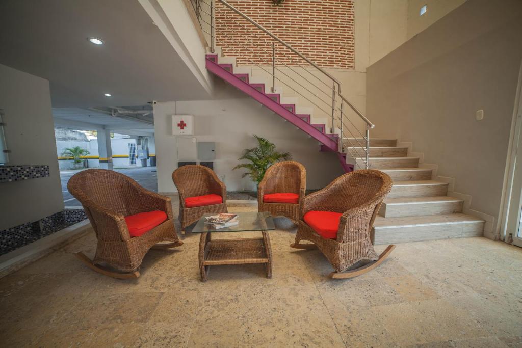 Posezení v ubytování Hotel Mar del Plata