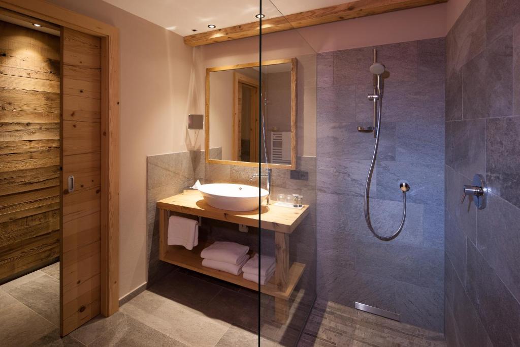 Kúpeľňa v ubytovaní Dolomites Living Hotel Tirler