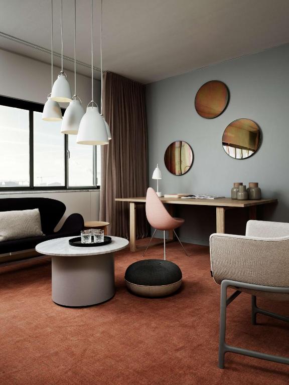 Posezení v ubytování Radisson Collection Royal Hotel, Copenhagen