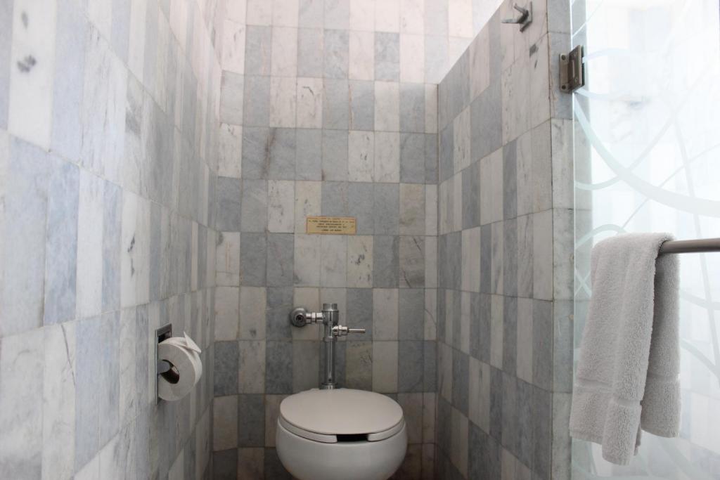 Koupelna v ubytování Hotel Flamingo Irapuato