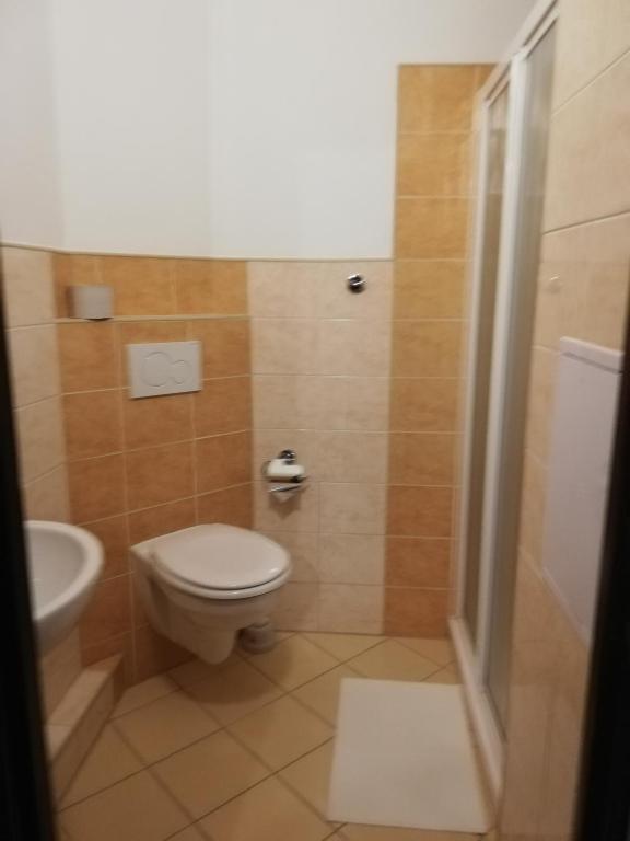 Koupelna v ubytování ABC Hotel Nitra