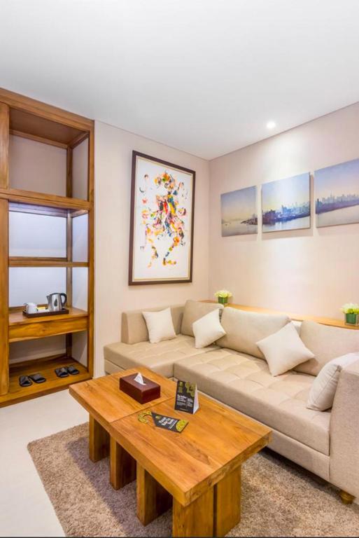 Area soggiorno di Raintree Boutique Villa & Gallery