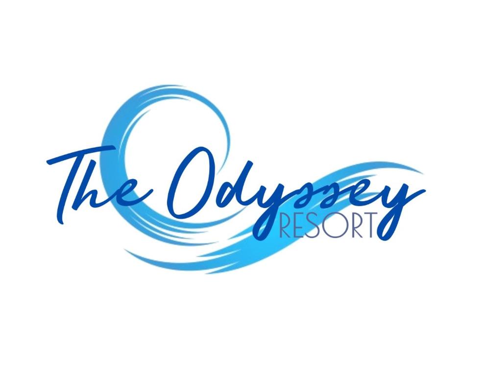 una ilustración vectorial del logotipo del complejo de ostras en The Odyssey Resort Utila, en Utila