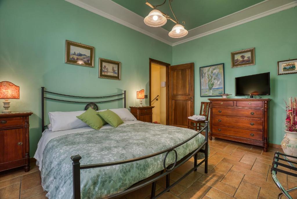 Cama o camas de una habitación en Palazzetto San Lorenzo