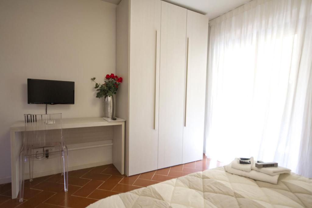 TV a/nebo společenská místnost v ubytování B&B EL DUCHE