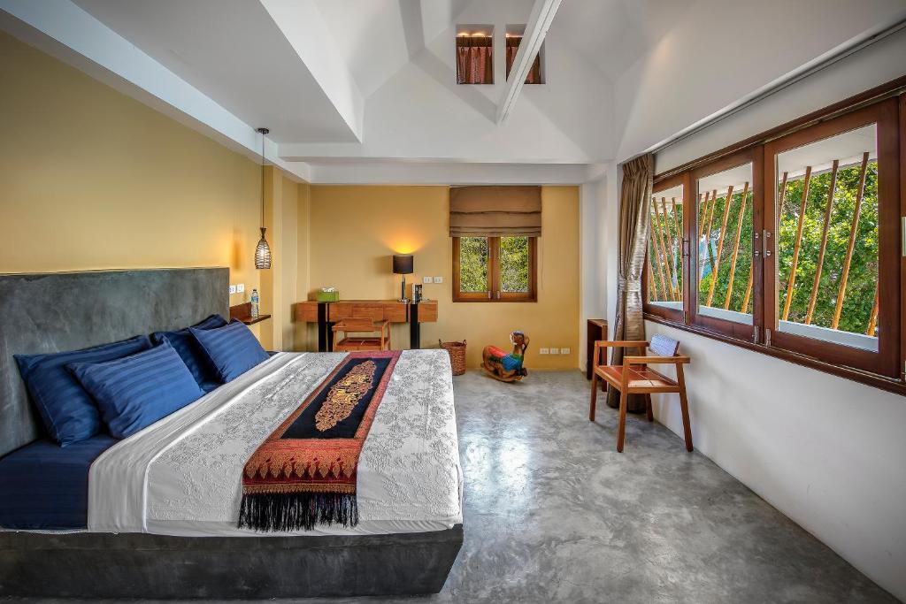 Letto o letti in una camera di Philip's Villa