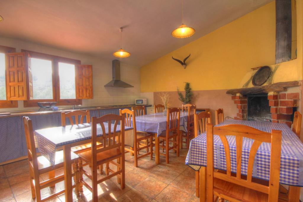 Restaurace v ubytování Albergue Barranc de la Serra