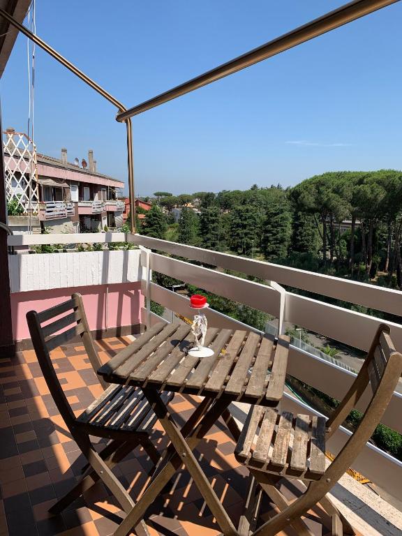 Balkon lub taras w obiekcie Appartamento di Paolo Unicusano