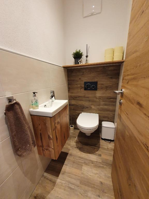 Kúpeľňa v ubytovaní Ferienwohnung App. MOUNTAIN VIEW