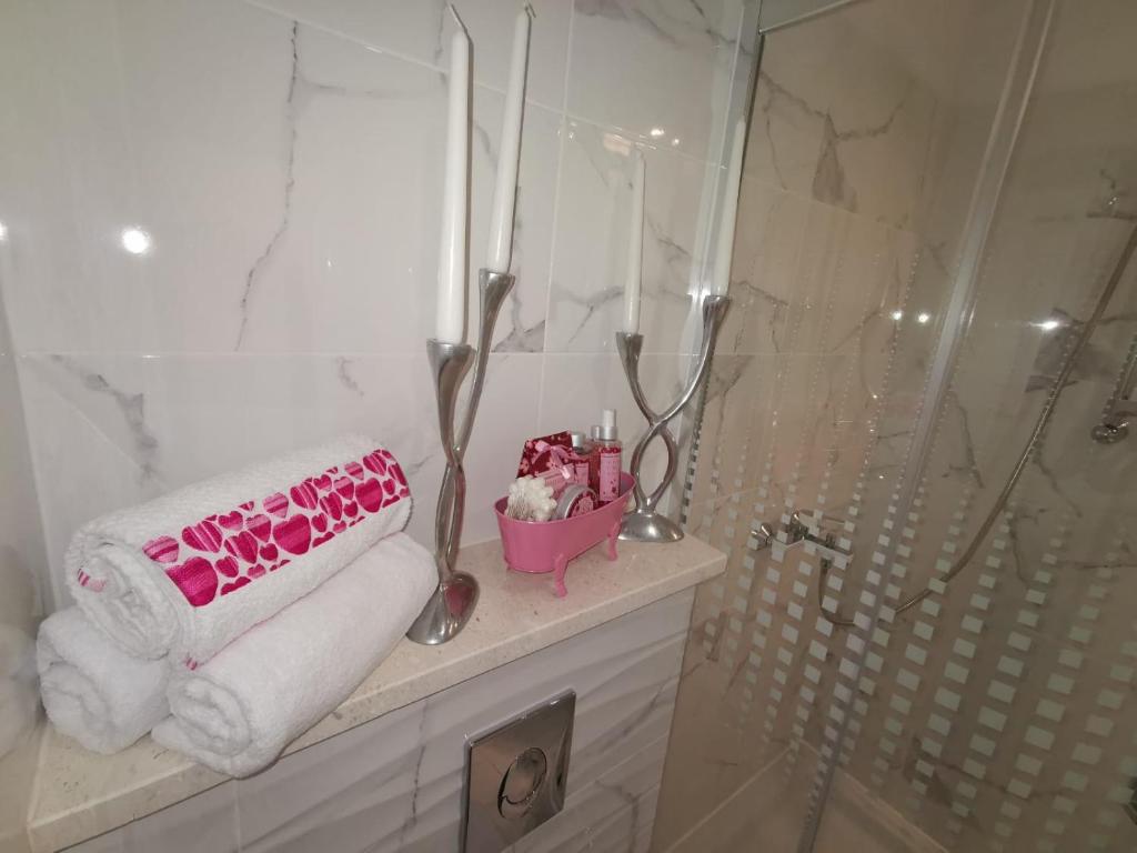Kúpeľňa v ubytovaní Apartmani Pina 1