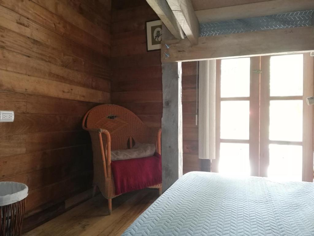Postel nebo postele na pokoji v ubytování Finca Queveri