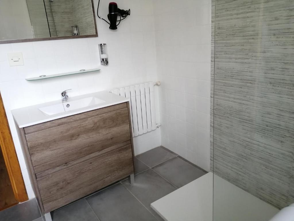 Koupelna v ubytování La Casita Camponaraya
