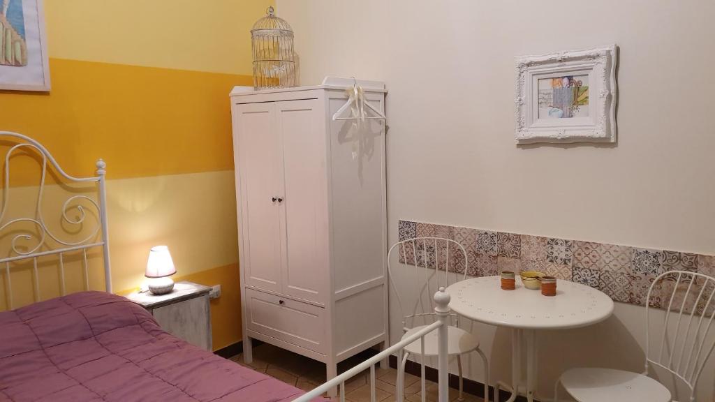 Postel nebo postele na pokoji v ubytování Cla&Cha Studio