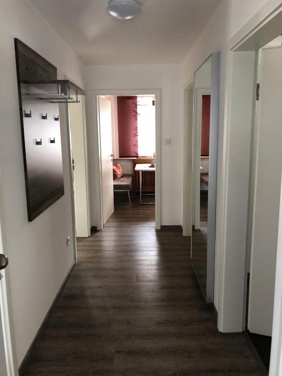 TV a/nebo společenská místnost v ubytování Haus Trude