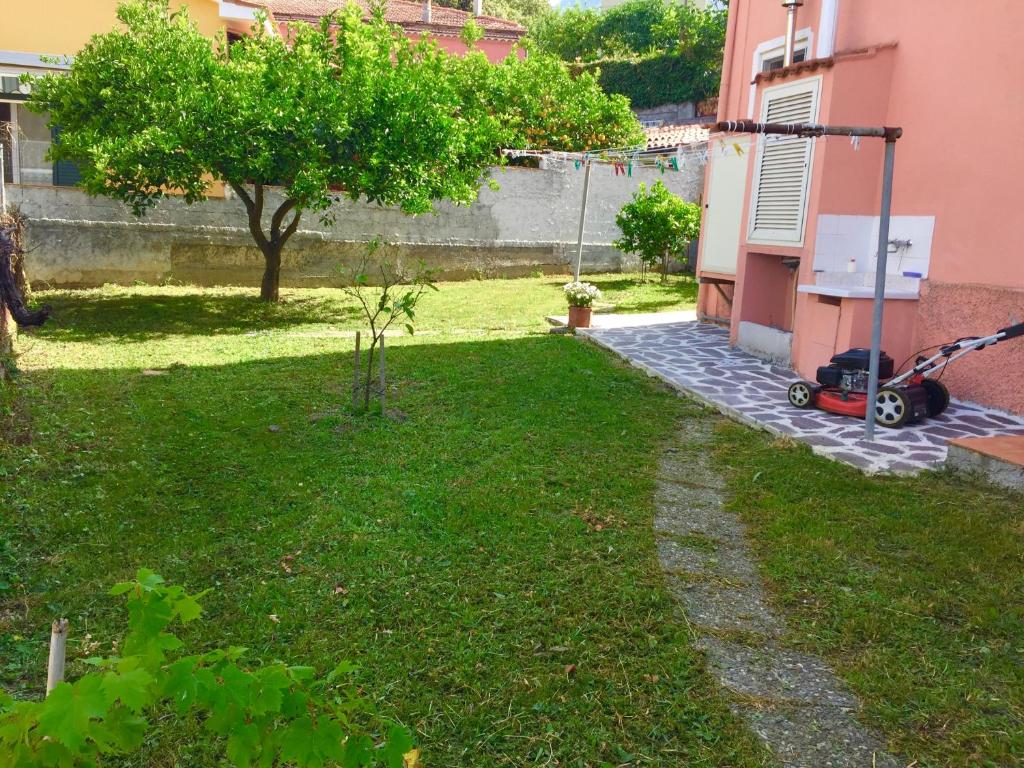 Zahrada ubytování B&B Villa Rosa Angrisano