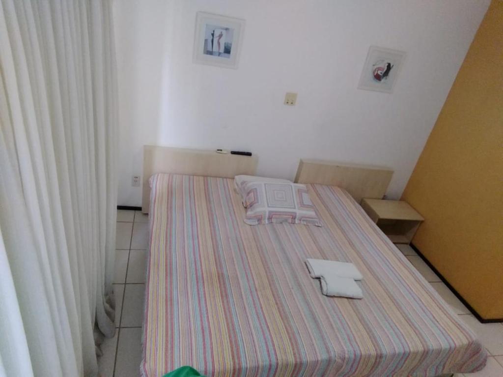 Postel nebo postele na pokoji v ubytování Silva Hospedagem FLAT BELLAGIO BEIRA MAR