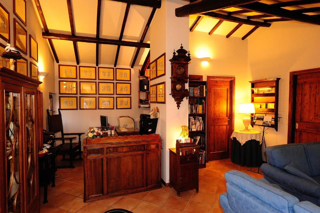 Posezení v ubytování Borgo Mandoleto - Country Resort & Spa
