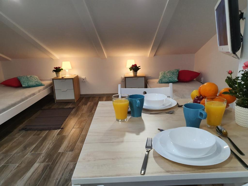 Pokoje na poddaszu czwarte piętro Ustka - Chambre Double Avec Salle De Bains Privative