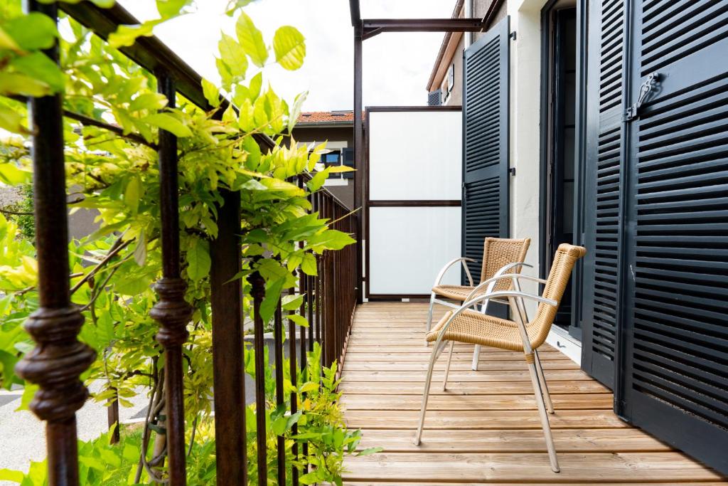 Balkón nebo terasa v ubytování Fac & Spera -Hôtel & Spa
