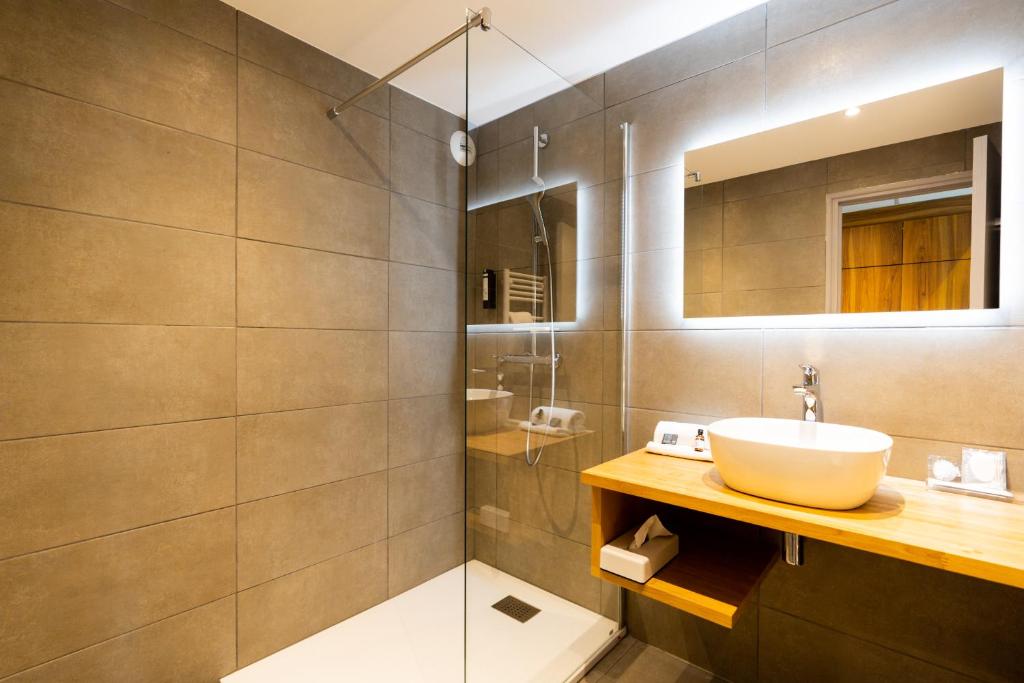 Koupelna v ubytování Fac & Spera -Hôtel & Spa
