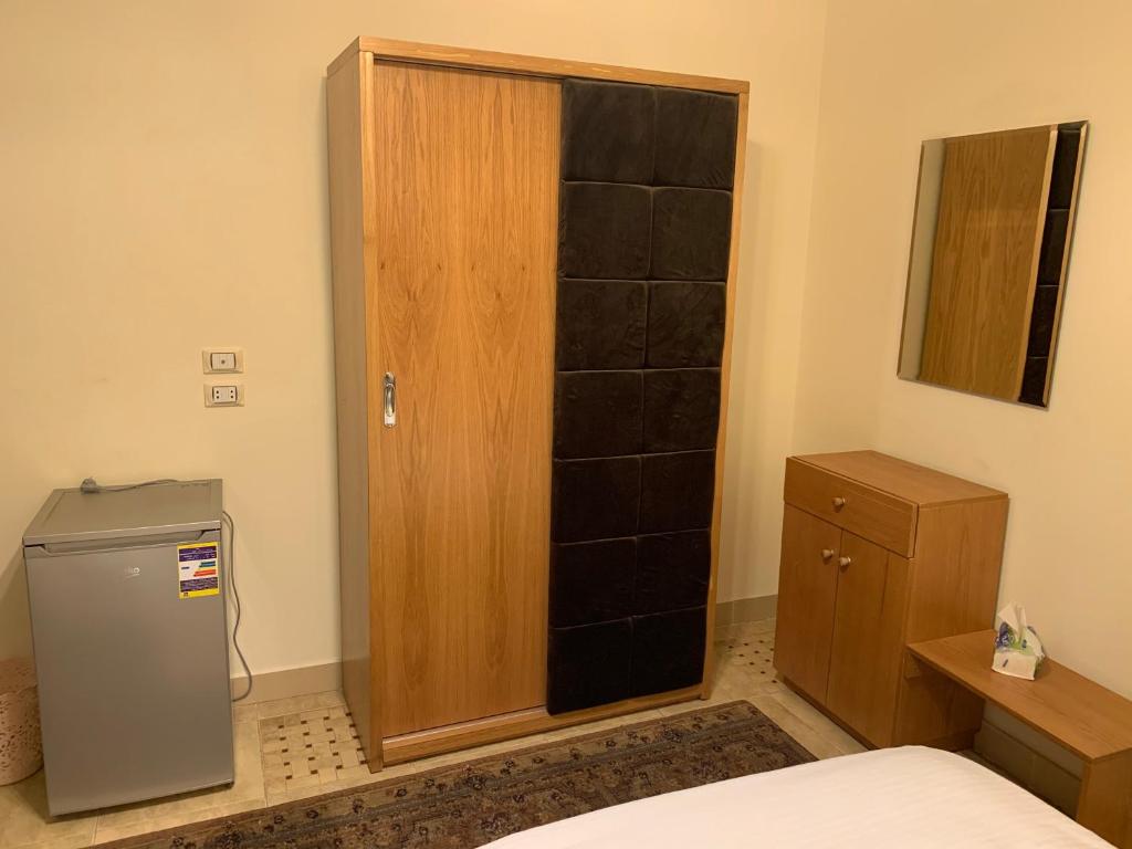 Postel nebo postele na pokoji v ubytování Draz pyramids view Bed & breakfast