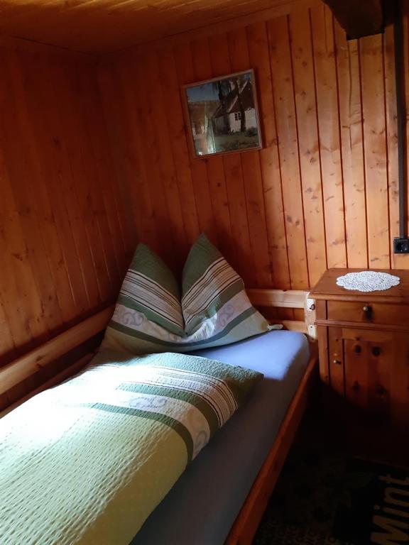Postel nebo postele na pokoji v ubytování Platzerhütte