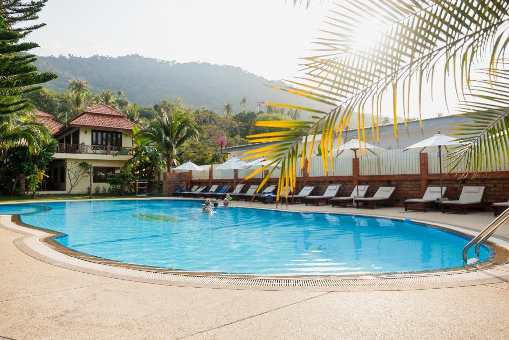 Bazén v ubytování Havana Beach Resort Phangan nebo v jeho okolí