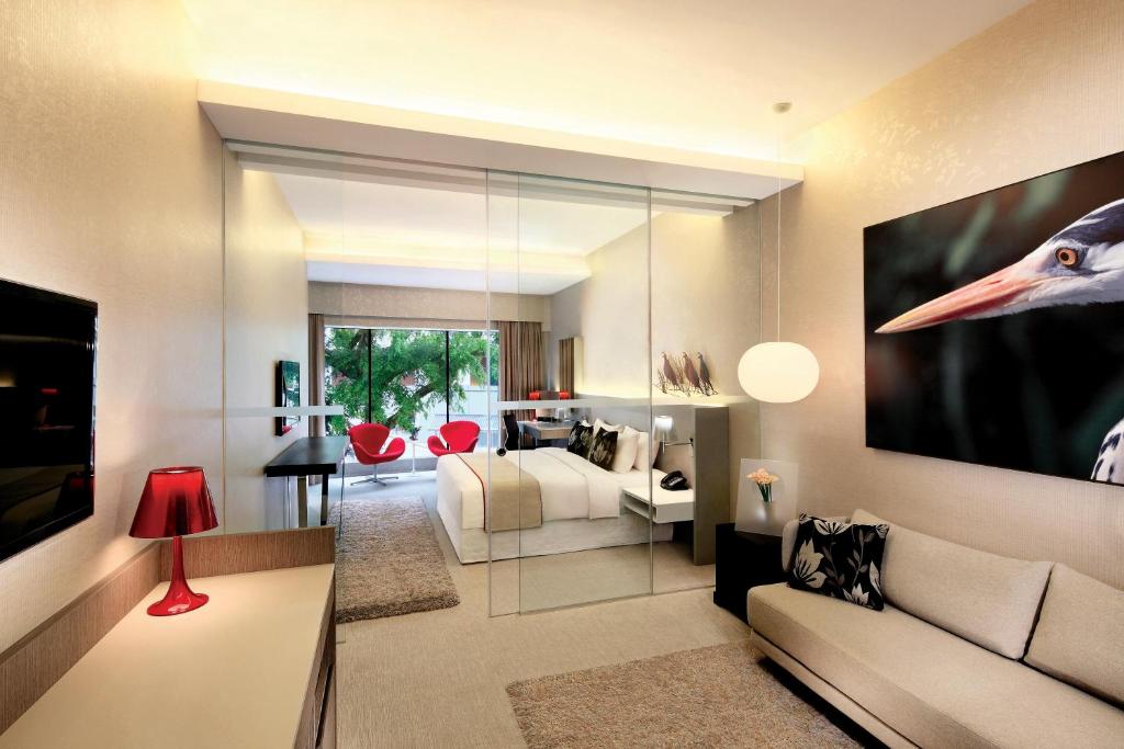 TV/trung tâm giải trí tại D'Hotel Singapore managed by The Ascott Limited