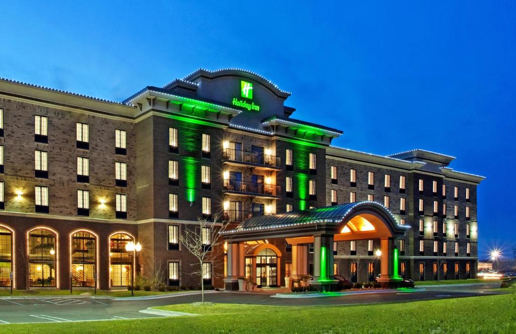 a rendering of a hotel with green lights at Holiday Inn Midland, an IHG Hotel in Midland