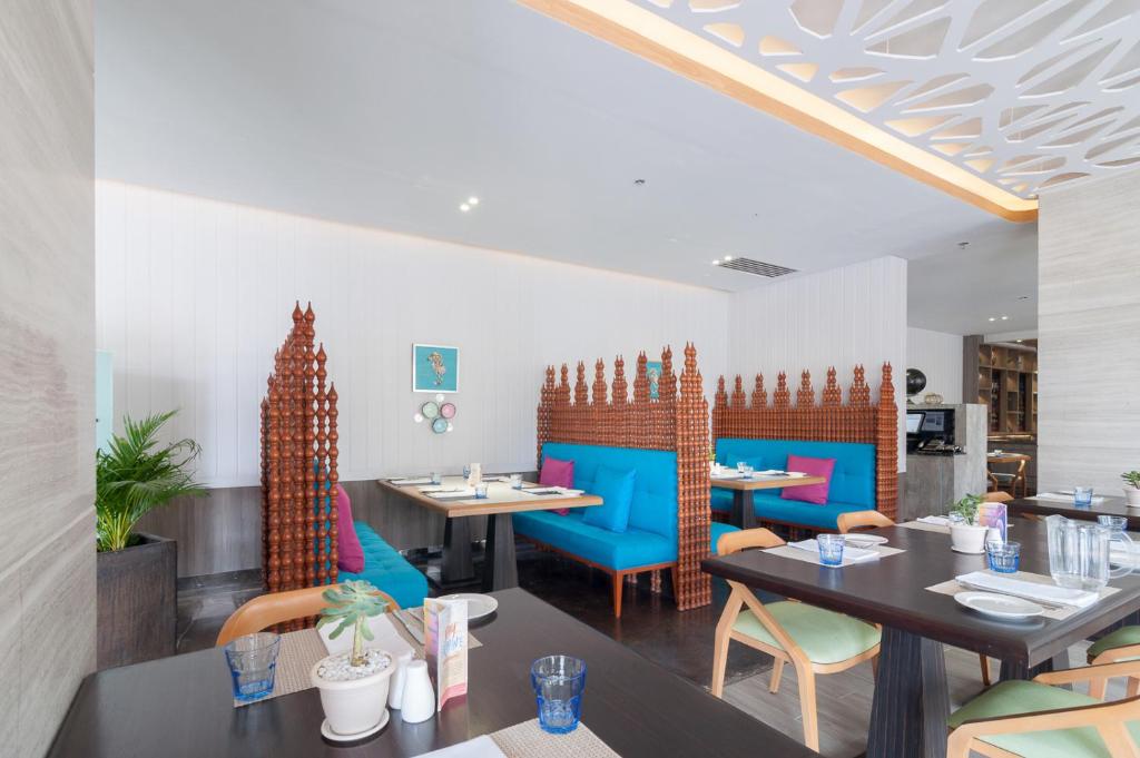 Posezení v ubytování Savoy Hotel Boracay Newcoast