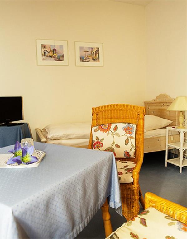 Posezení v ubytování Hotel Haus Bauer