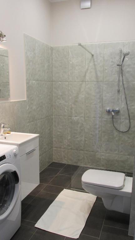 Kúpeľňa v ubytovaní Apartament Pucka Przystań