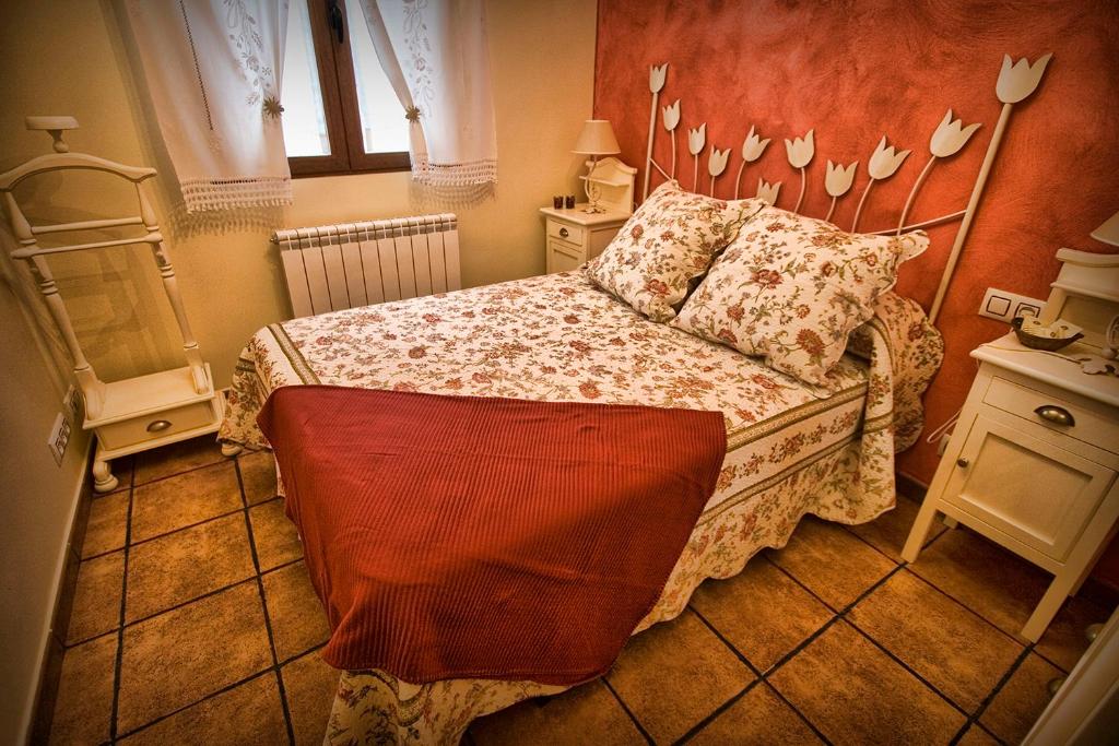Postel nebo postele na pokoji v ubytování Casa Rural el Herrero de Pollos