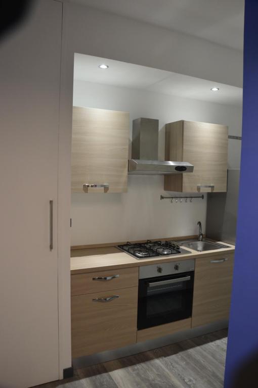 A kitchen or kitchenette at Luxury Bellevue Centro Città