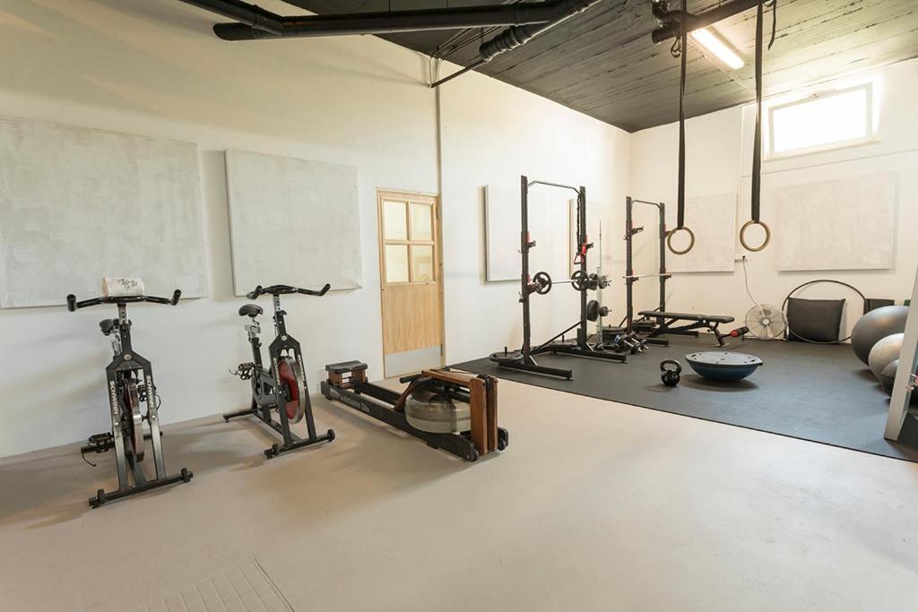 Fitness centrum a/nebo fitness zařízení v ubytování One2Seven