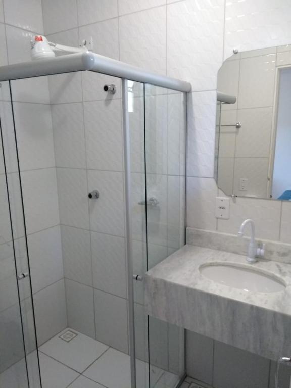 Koupelna v ubytování Lamares Pousada de Charme