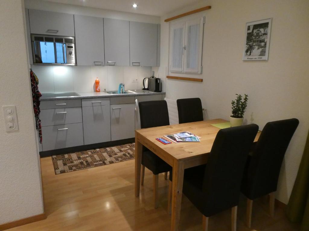 Kuchyň nebo kuchyňský kout v ubytování Chalet Protea