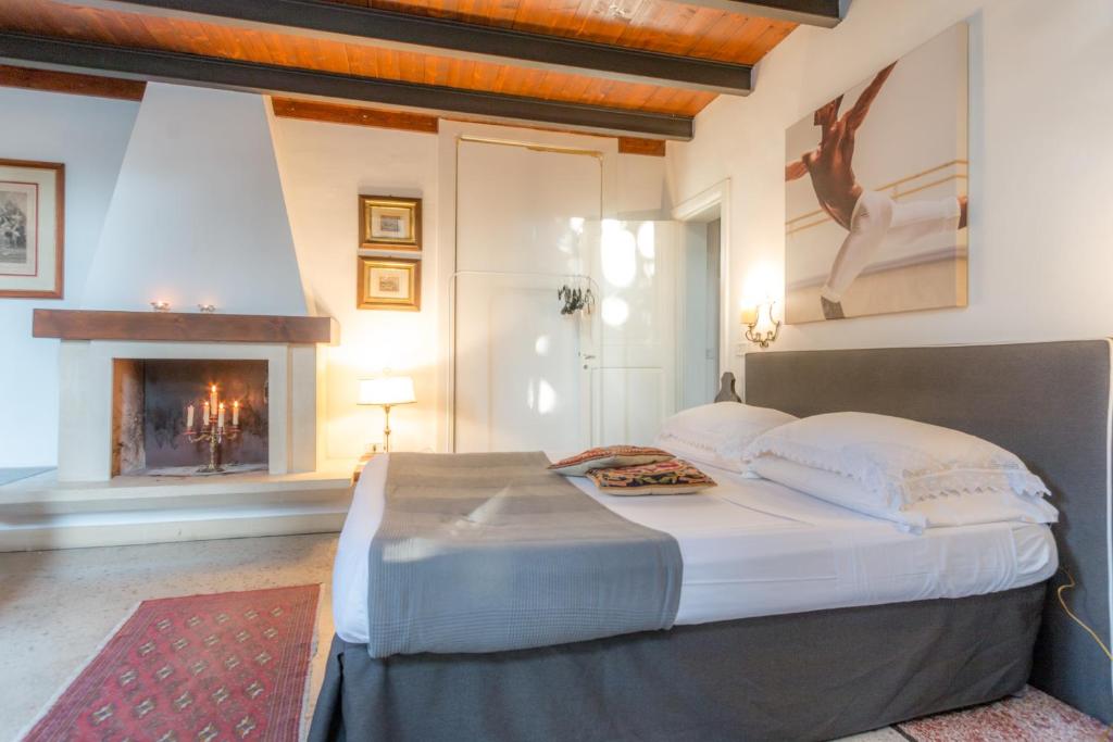 Postel nebo postele na pokoji v ubytování B&B Villa I 2 Leoni