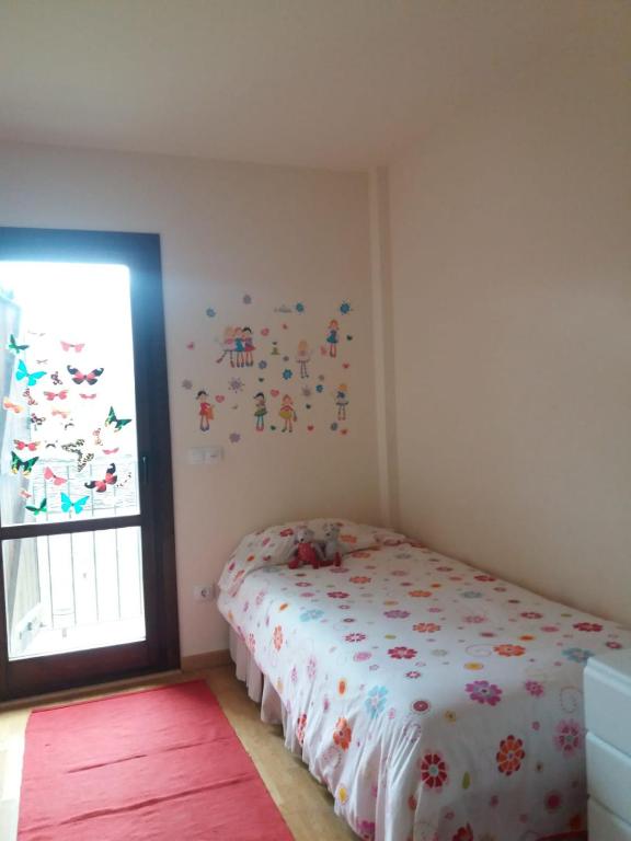 Postel nebo postele na pokoji v ubytování Casa Sierra de Limes 4