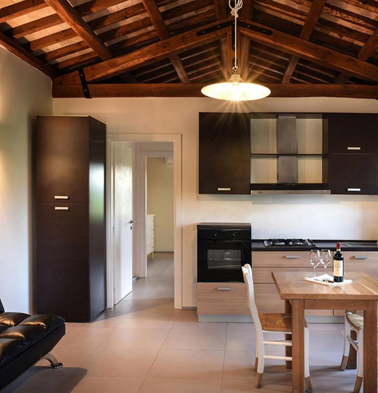 Kuchyň nebo kuchyňský kout v ubytování Hotel Villaggio Le Stelline